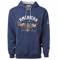 Men's American by Birth Hoodie-Men's Outerwear-Buck Wear-Gallop 'n Glitz- Women's Western Wear Boutique, Located in Grants Pass, Oregon