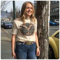 Yellowstone Cheetah Tee-top-J Coons-Gallop 'n Glitz- Women's Western Wear Boutique, Located in Grants Pass, Oregon