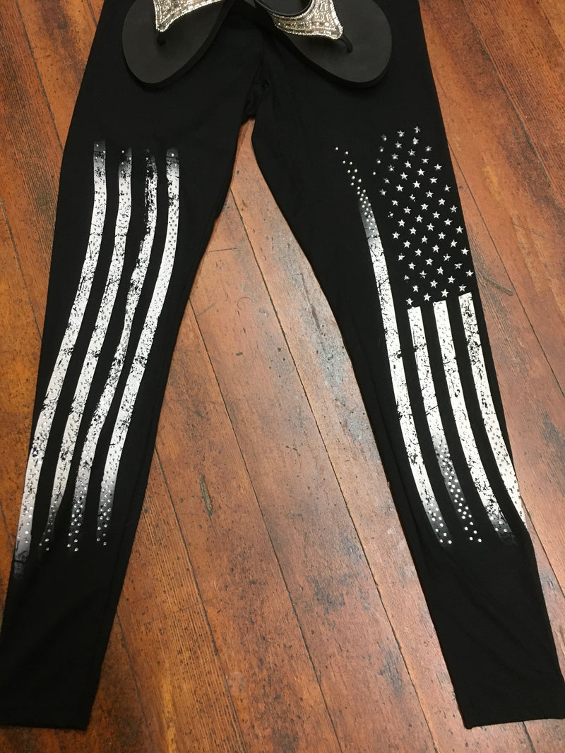 Freedom Flag Vocal Leggings-Legging-Vocal-Gallop 'n Glitz- Women's Western Wear Boutique, Located in Grants Pass, Oregon