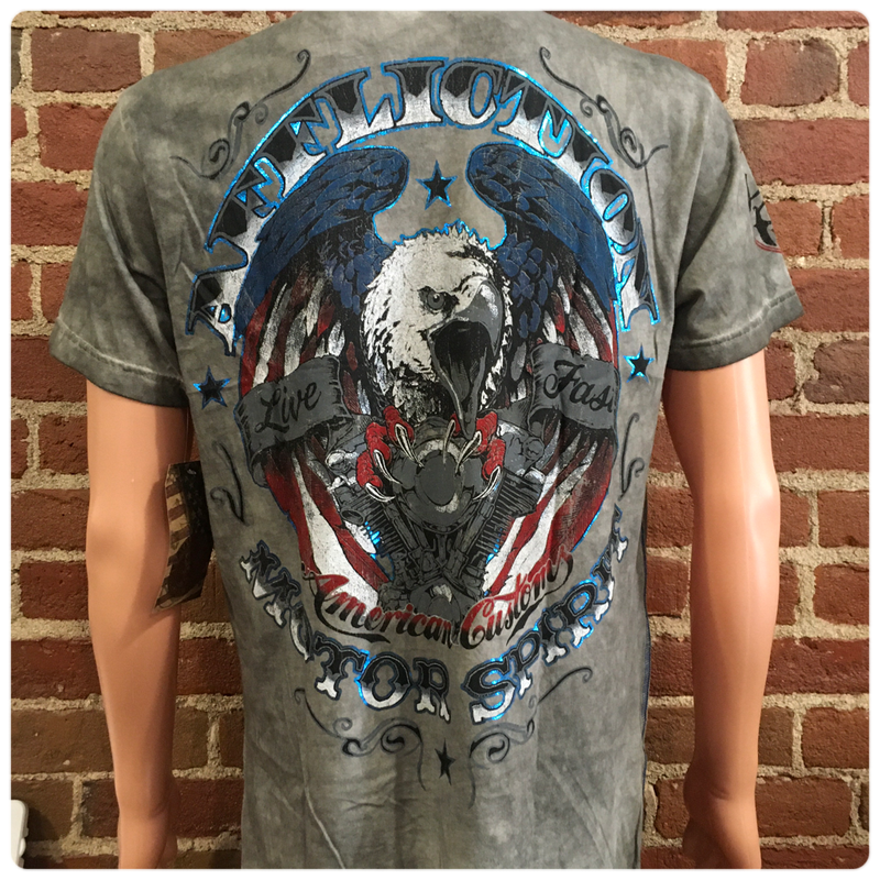 Affliction Men's American Customs Short Sleeve Tee-Men's T-Shirt-Affliction-Gallop 'n Glitz- Women's Western Wear Boutique, Located in Grants Pass, Oregon