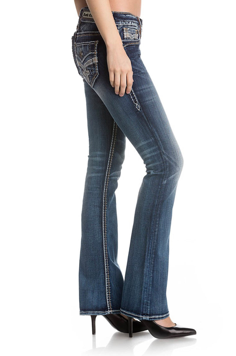 Rock Revival Silken Bootcut Jean-Bootcut-Rock Revival-Gallop 'n Glitz- Women's Western Wear Boutique, Located in Grants Pass, Oregon