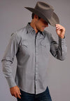 Men's Stetson Long Sleeve Snap Shirt-Men's Dress Shirt-Roper/Stetson-Gallop 'n Glitz- Women's Western Wear Boutique, Located in Grants Pass, Oregon