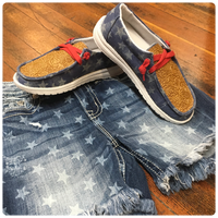 Sale Gypsy Jazz Navy Luma Fashion Sneaker-Ladies Shoe-Gypsy Jazz-Gallop 'n Glitz- Women's Western Wear Boutique, Located in Grants Pass, Oregon