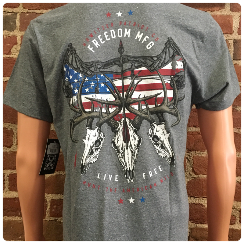 Howitzer Men's " Freedom Hunt" T Shirt-Men's T-Shirt-Howitzer-Gallop 'n Glitz- Women's Western Wear Boutique, Located in Grants Pass, Oregon