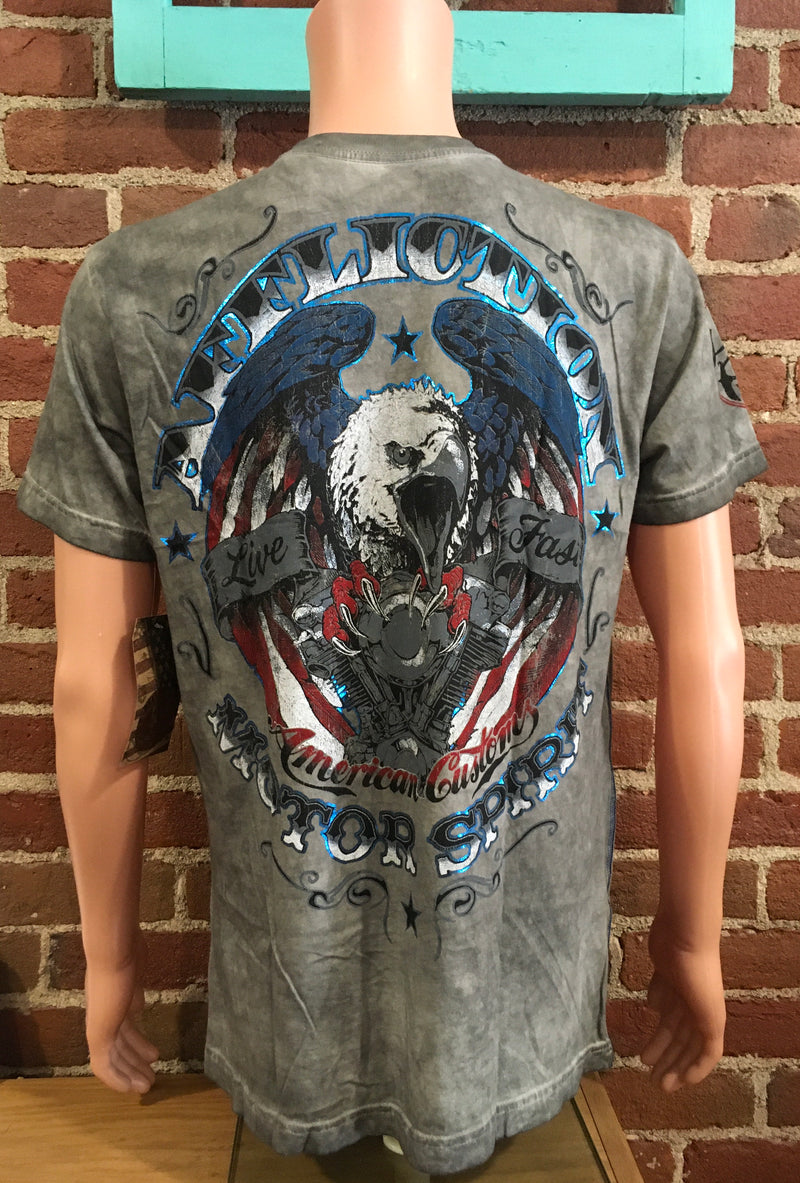 Affliction Men's American Customs Short Sleeve Tee-Men's T-Shirt-Affliction-Gallop 'n Glitz- Women's Western Wear Boutique, Located in Grants Pass, Oregon