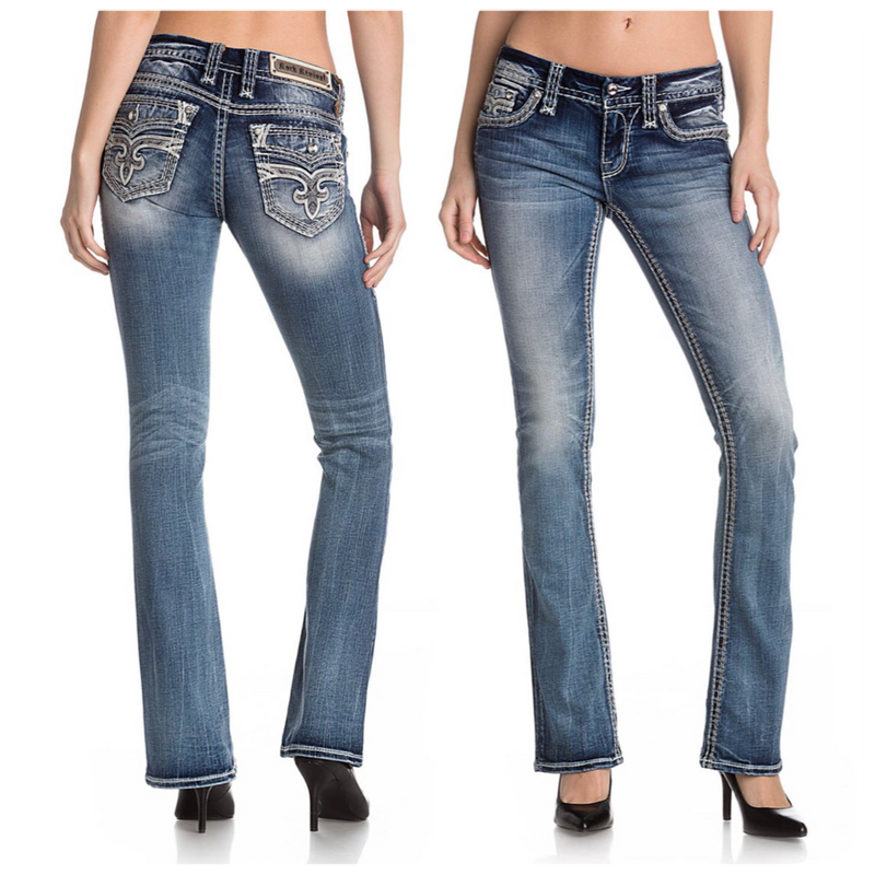 Rock Revival Claire Bootcut Jean-Bootcut-Rock Revival-Gallop 'n Glitz- Women's Western Wear Boutique, Located in Grants Pass, Oregon