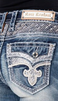 Rock Revival Yui Straight Jean-Straight-Rock Revival-Gallop 'n Glitz- Women's Western Wear Boutique, Located in Grants Pass, Oregon