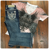 Rock Revival Chintzrose Bootcut Jean-Bootcut-Rock Revival-Gallop 'n Glitz- Women's Western Wear Boutique, Located in Grants Pass, Oregon