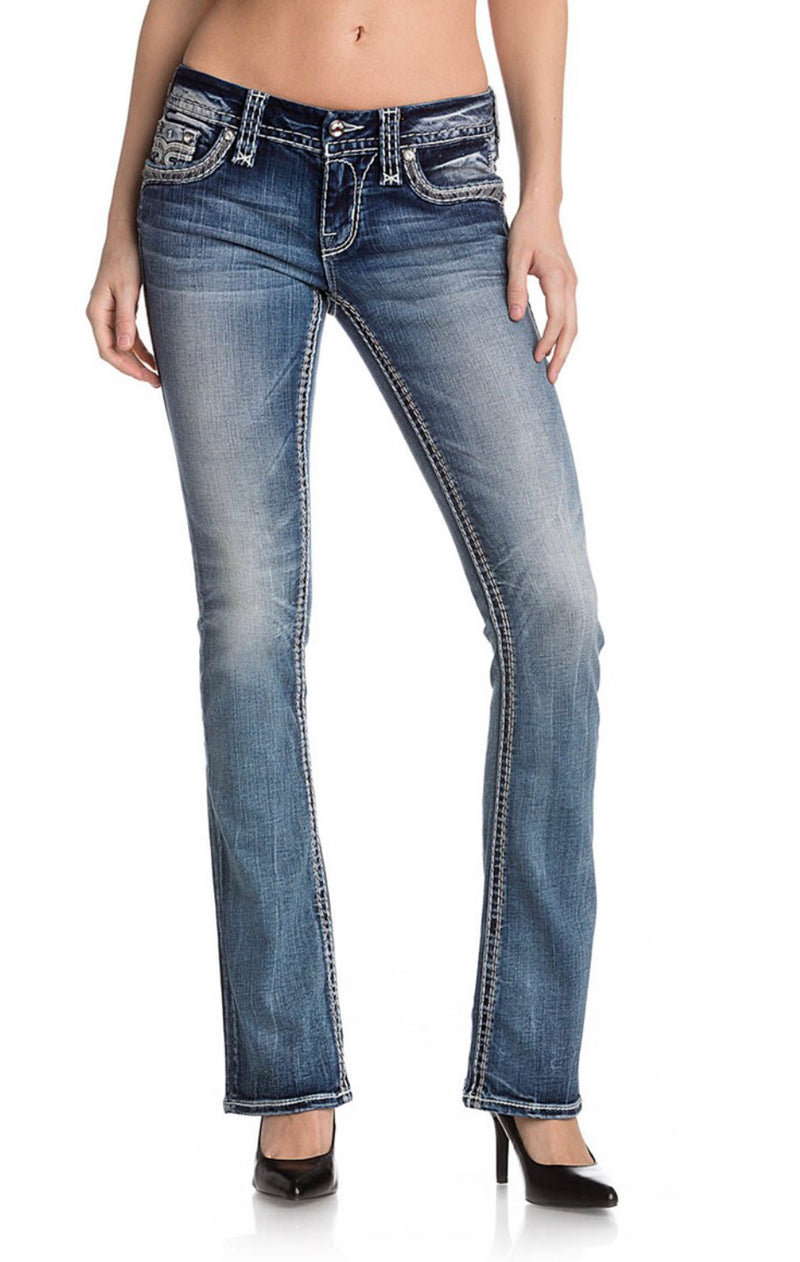 Rock Revival Claire Bootcut Jean-Bootcut-Rock Revival-Gallop 'n Glitz- Women's Western Wear Boutique, Located in Grants Pass, Oregon