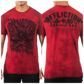 Affliction Men's Metal GearShort Sleeve Tee-Men's T-Shirt-Affliction-Gallop 'n Glitz- Women's Western Wear Boutique, Located in Grants Pass, Oregon
