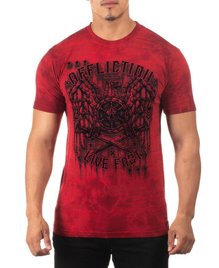 Affliction Men's Metal GearShort Sleeve Tee-Men's T-Shirt-Affliction-Gallop 'n Glitz- Women's Western Wear Boutique, Located in Grants Pass, Oregon