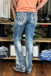 Rock Revival ELIZA Bootcut Jean-Bootcut-Rock Revival-Gallop 'n Glitz- Women's Western Wear Boutique, Located in Grants Pass, Oregon