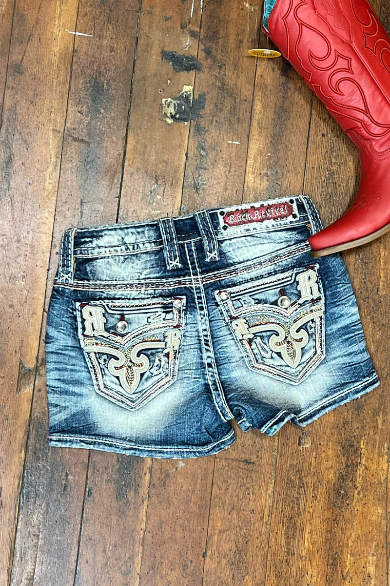 Rock Revival EVERLEE Short-Shorts-Rock Revival-Gallop 'n Glitz- Women's Western Wear Boutique, Located in Grants Pass, Oregon